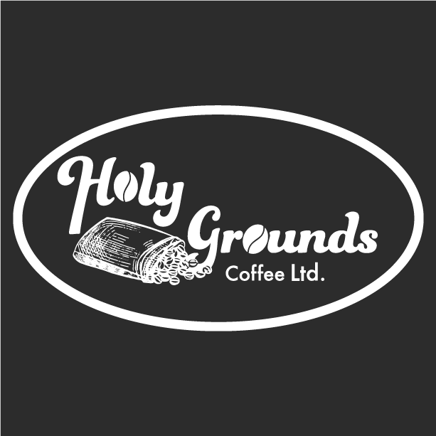 Holy Grounds Coffee Ltd. shirt design - zoomed