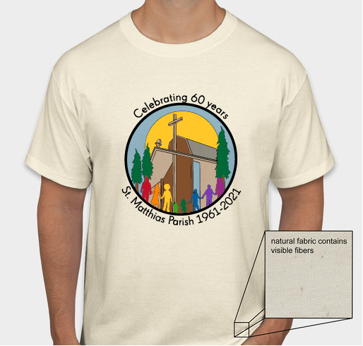 St. Matthias' 60th Anniversary Fundraiser - unisex shirt design - front