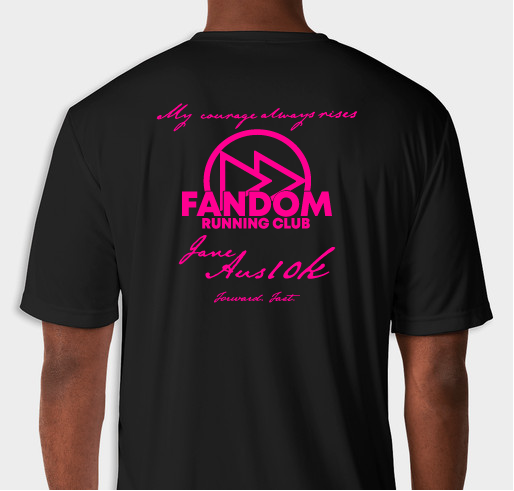 FRC Jane Aus10k Fundraiser - unisex shirt design - back