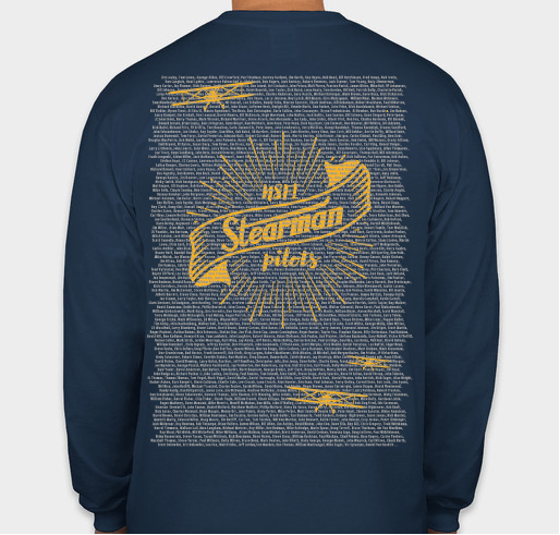 50th National Stearman Fly-In (NSFI) Fundraiser - unisex shirt design - front