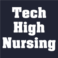Tech High Nursing Program Fundraiser shirt design - zoomed
