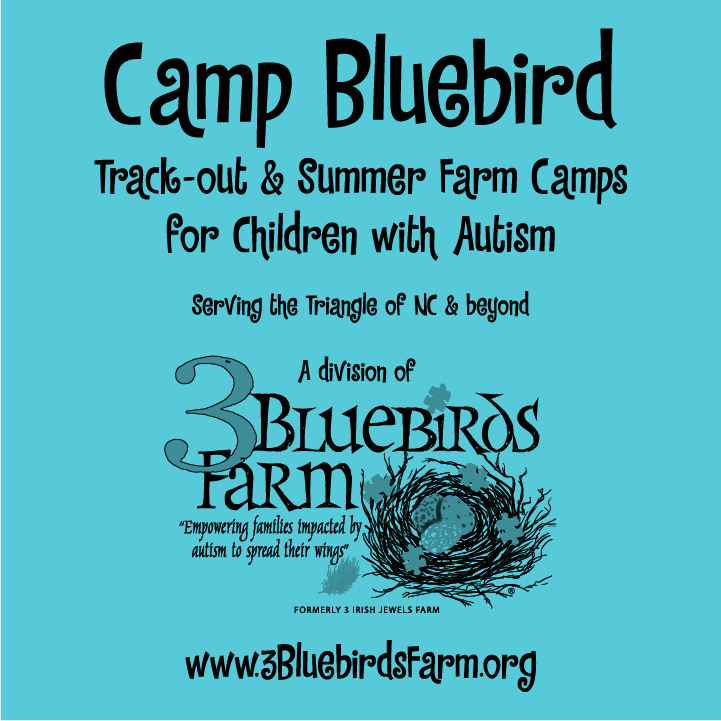 3 Bluebirds Farm shirt design - zoomed