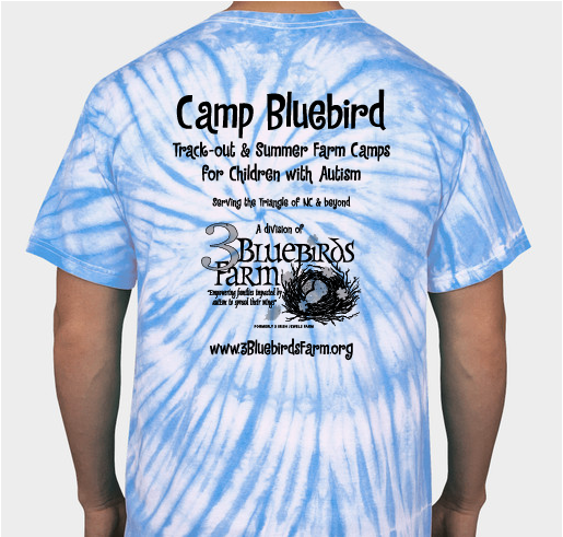 3 Bluebirds Farm Fundraiser - unisex shirt design - back