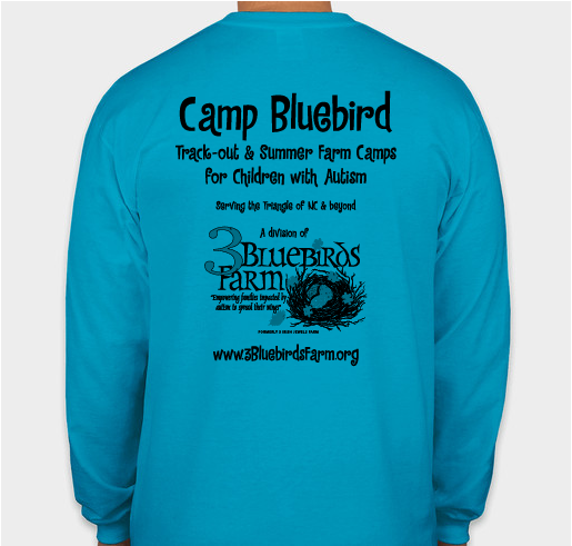 3 Bluebirds Farm Fundraiser - unisex shirt design - back