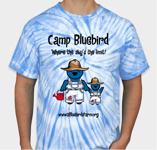 3 Bluebirds Farm Fundraiser - unisex shirt design - front