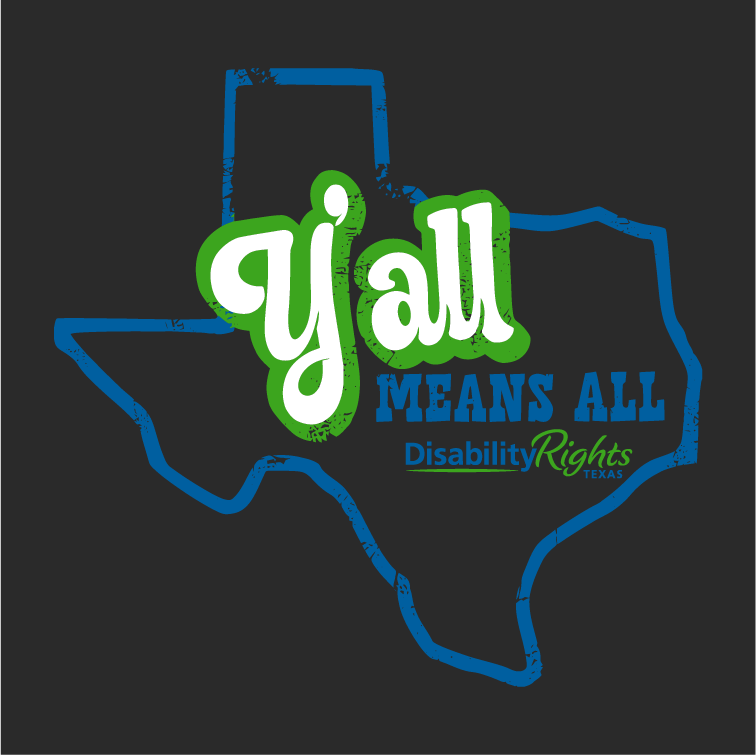 Y'all Means All shirt design - zoomed