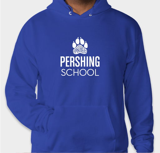 Pershing School (Orlando, FL) Spirit Store Fundraiser - unisex shirt design - front