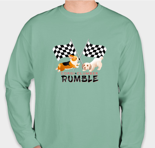 Corgi Clumber Rumble Fundraiser - unisex shirt design - front