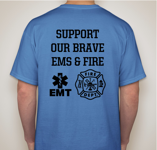 Tabernacle Strong Support Our Local EMS & FIre Fundraiser - unisex shirt design - back