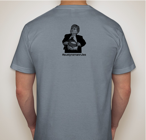 Austyn's #manrules Shirt Sale Fundraiser - unisex shirt design - back