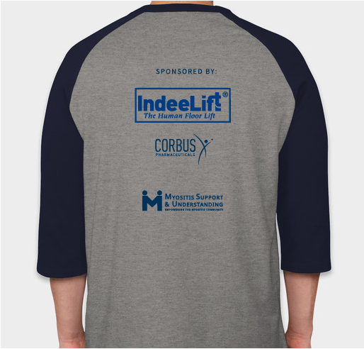 3rd Annual Myositis Empower Walk Fundraiser - unisex shirt design - back