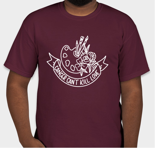 Cancer Can't Kill Love 9 BWAC Shirt Fundraiser - unisex shirt design - small