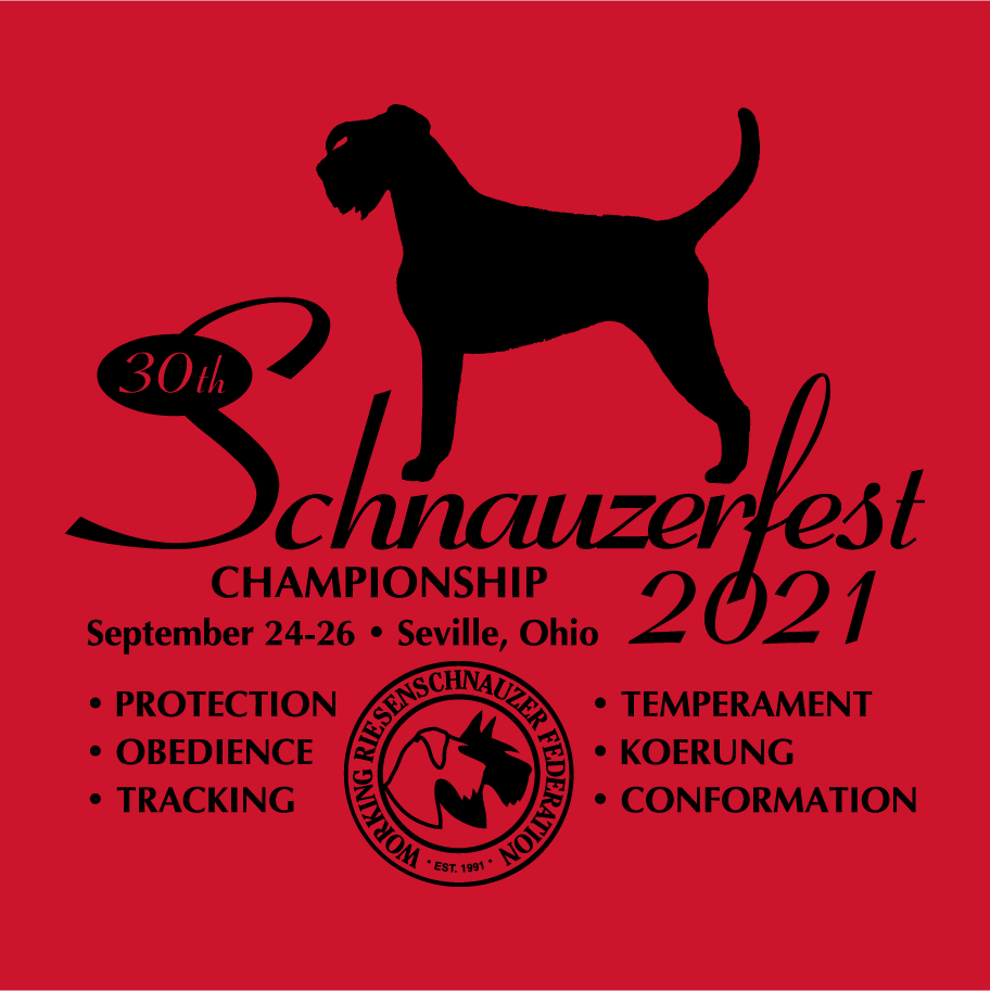 Schnauzerfest 2021 shirt design - zoomed