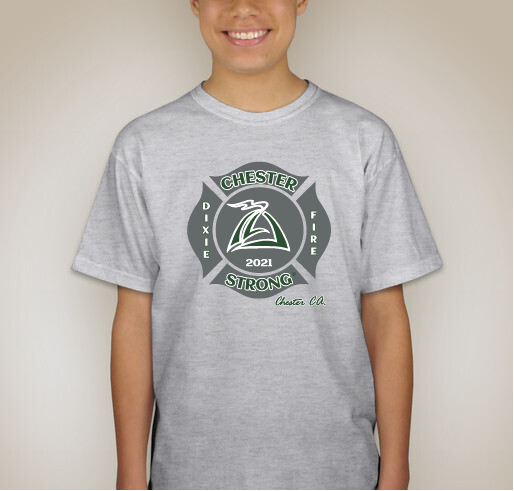 Chester Strong - Chester Fire Department Fundraiser shirt design - zoomed