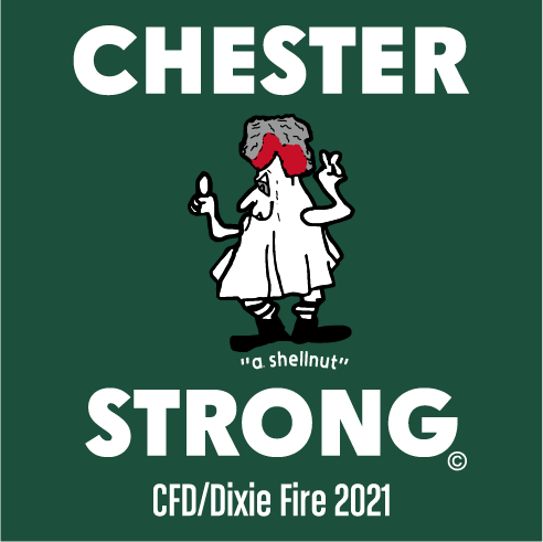 Chester Strong - Chester Fire Department Fundraiser shirt design - zoomed