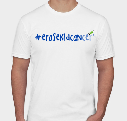 #erasekidcancer® walk/run/stroll 2021 Fundraiser - unisex shirt design - back