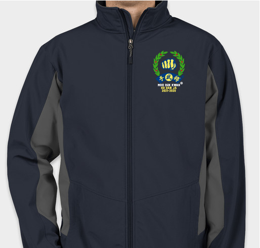 2021-2020 Guys & Ladies Port Authority Color Block Jackets Embroidered With Moo Duk Kwan® Ko Dan Ja Fundraiser - unisex shirt design - front