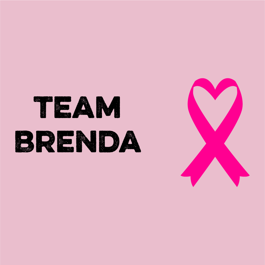 Team Brenda shirt design - zoomed