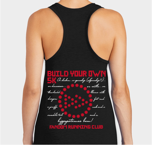 FRC Build Your Own 5k Fundraiser - unisex shirt design - back