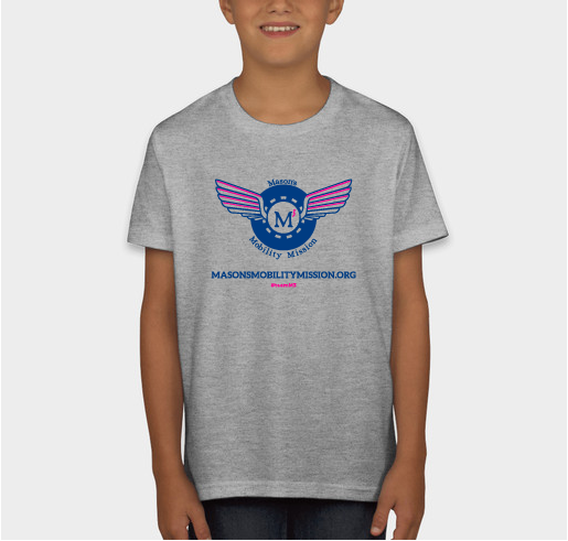 Mason's Mobility Mission Fundraiser - unisex shirt design - small