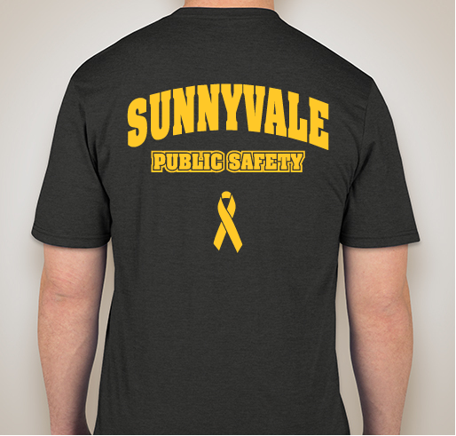 Childhood Cancer Awareness Shirts Fundraiser - unisex shirt design - back