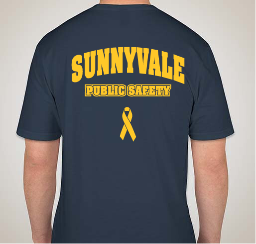 Childhood Cancer Awareness Shirts Fundraiser - unisex shirt design - back