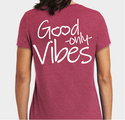 Share Your Support for Jamaica ~ Good Vibes Only! ~ Shirts! Fundraiser - unisex shirt design - back