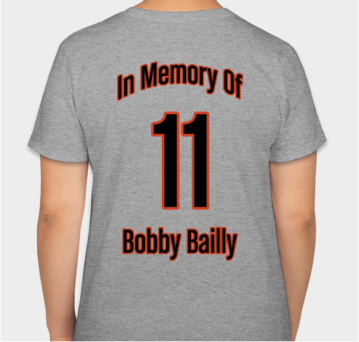 Bobby Bailly Fundraiser - unisex shirt design - back