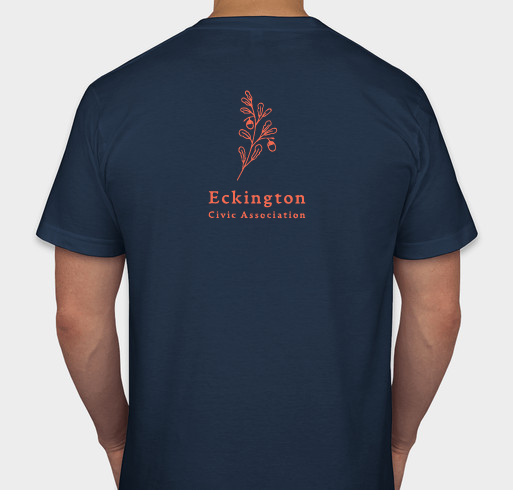 Support Eckington Day, hosted by the Eckington Civic Association Fundraiser - unisex shirt design - back