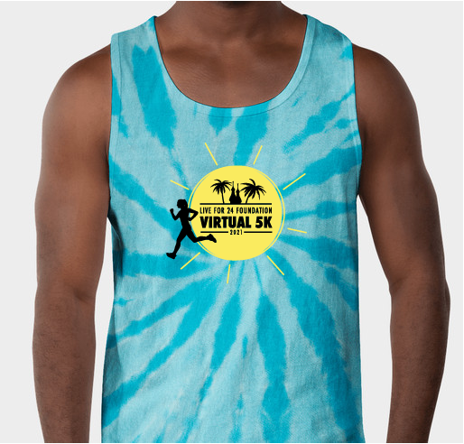 Livefor24 Virtual 5K Race Shirts Fundraiser - unisex shirt design - small