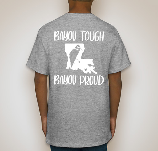 Bayou Tough, Bayou Proud shirt design - zoomed