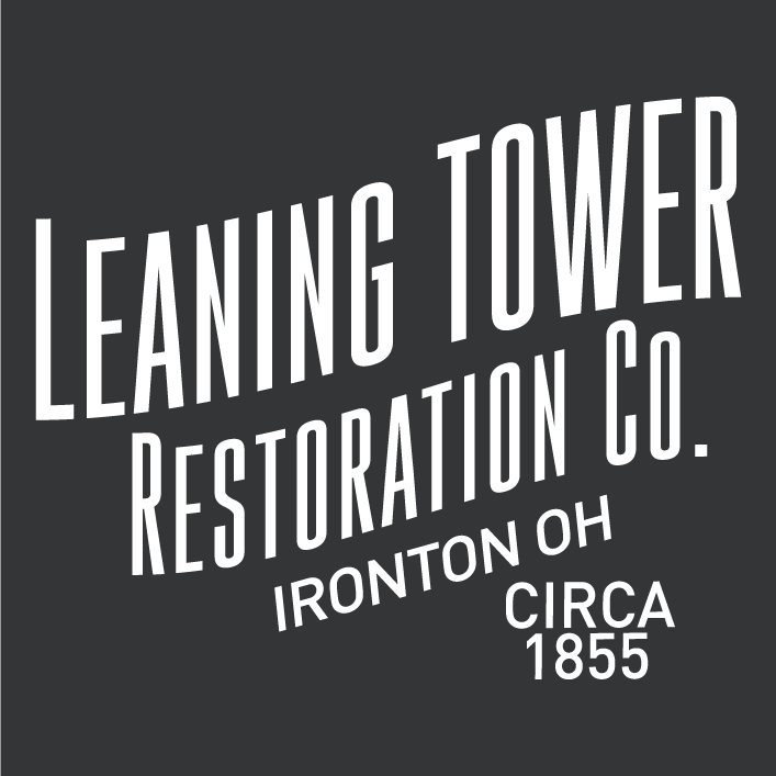 Restoration of The Historic Ironton, OH “ Tower House” shirt design - zoomed