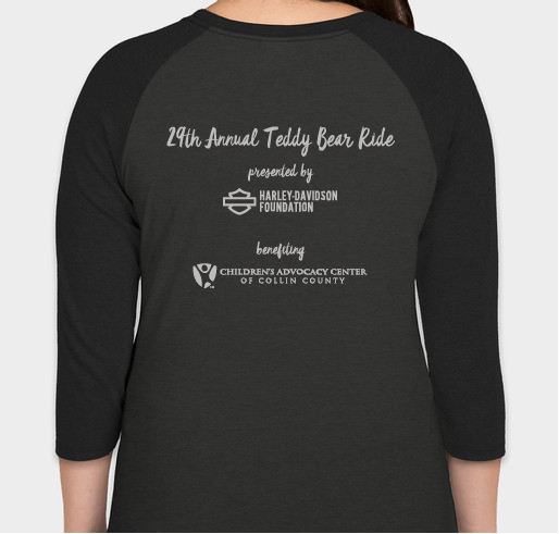 Teddy Bear Ride 2021 Fundraiser - unisex shirt design - back