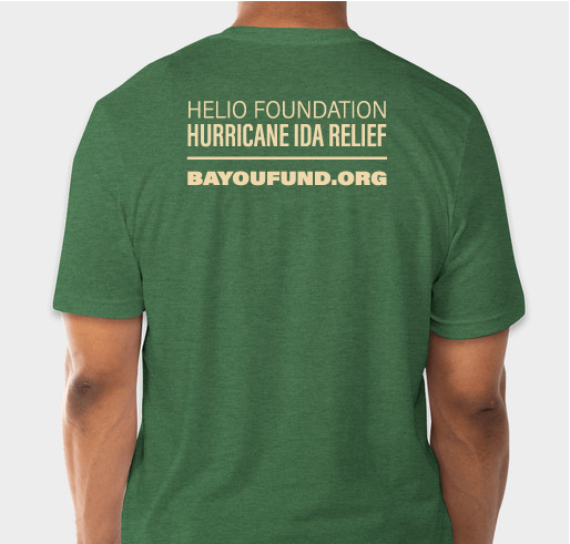 BAYOUFUND.ORG Fundraiser - unisex shirt design - back