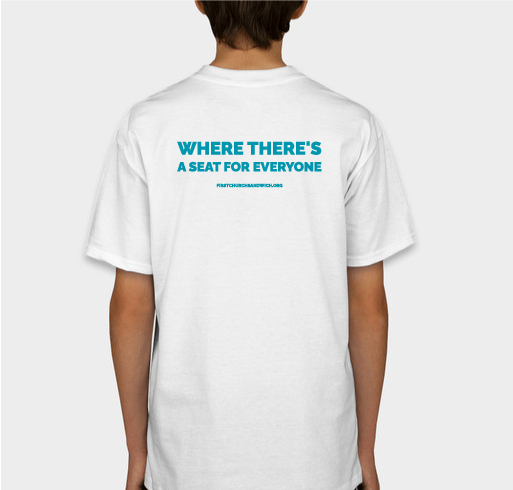 Where There's A Seat For Everyone Fundraiser - unisex shirt design - back