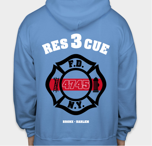 9/11 Ray Meisenheimer hoodie Fundraiser - unisex shirt design - back