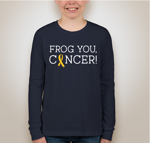 Frog You Cancer - New Colors Available! Fundraiser - unisex shirt design - back