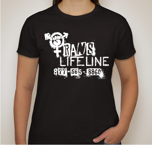 Support Transgender Suicide Prevention Fundraiser - unisex shirt design - small
