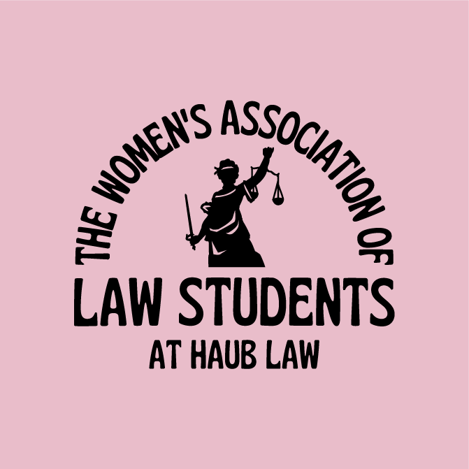 The Women's Association of Law Student's present our 2021 Breast Cancer Awareness T-Shirt Fundraiser shirt design - zoomed