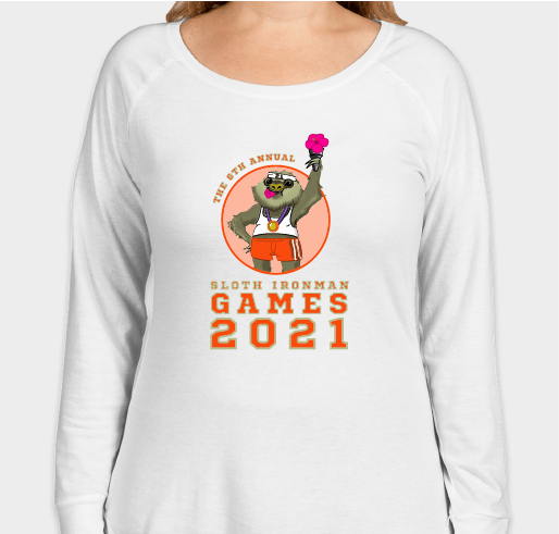2021 Sloth Ironman Games Fundraiser - unisex shirt design - front
