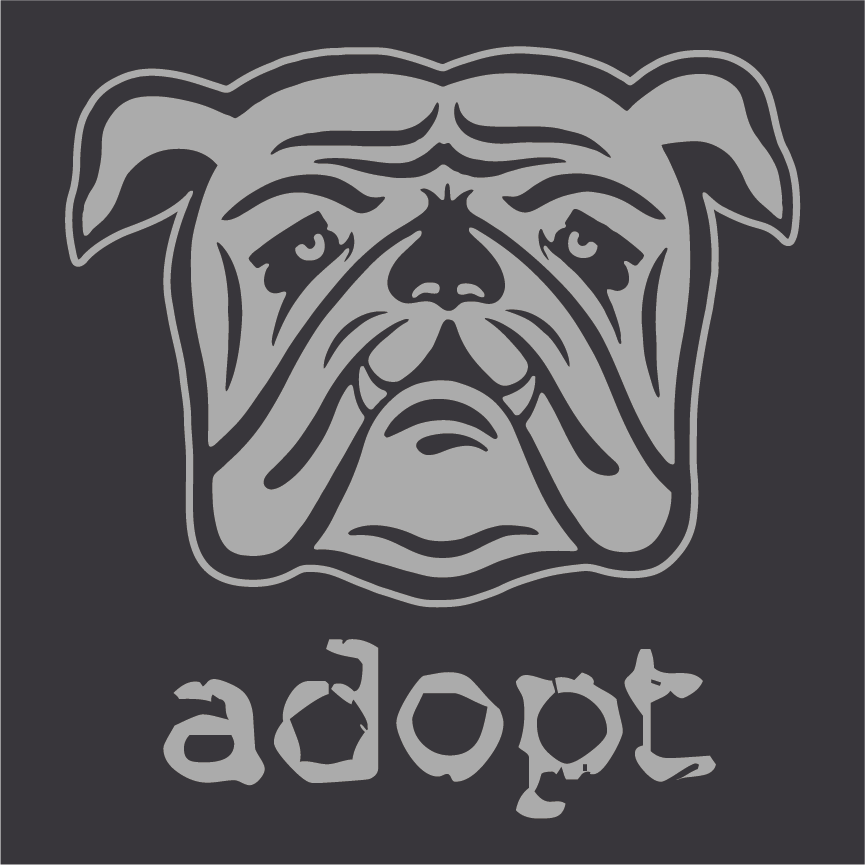 Help Southern California Bulldog Rescue Start 2015 Right! shirt design - zoomed