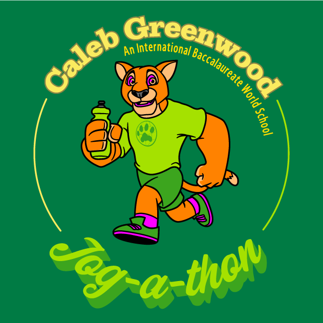 Caleb Greenwood 2021 Jog-a-thon Fundraiser shirt design - zoomed