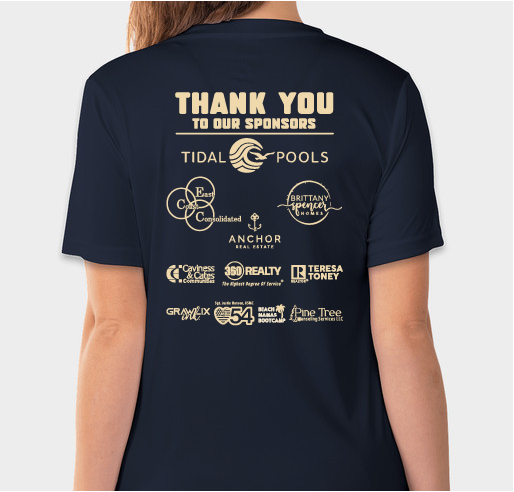Get your Mimosa Bay Turkey Trot Tee & #TurkeyTrot4Raiders! Fundraiser - unisex shirt design - back