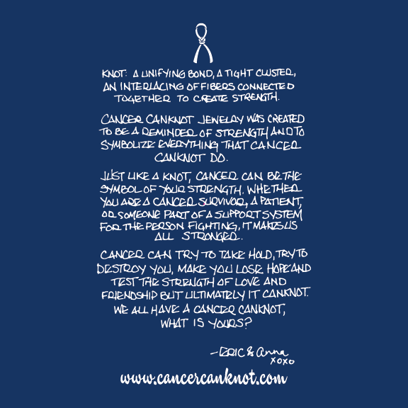 Cancer Canknot shirt design - zoomed