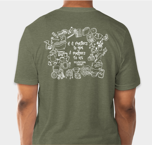 Student Occupational Therapy Association Fundraiser Fundraiser - unisex shirt design - back