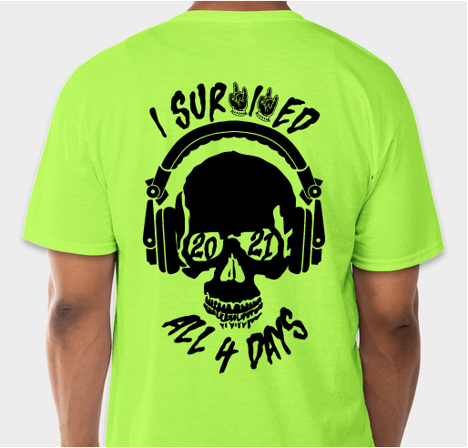 The Return and Survived 21 Fundraiser - unisex shirt design - back