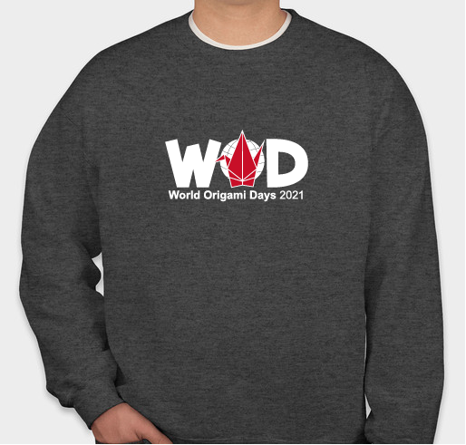 World Origami Days 2021 Apparel Fundraiser - unisex shirt design - front