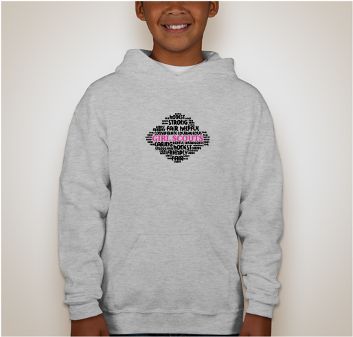 Girl Scout Way hooded sweatshirt ~ Daisy Troop 521 Fundraiser - unisex shirt design - front