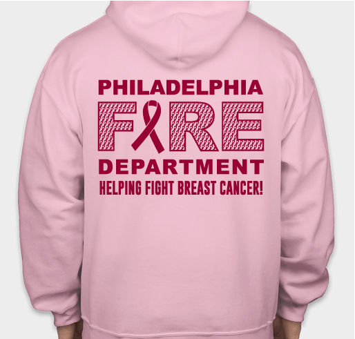 2021 Philadelphia Fire Department Breast Cancer Awareness Fundraiser Fundraiser - unisex shirt design - back