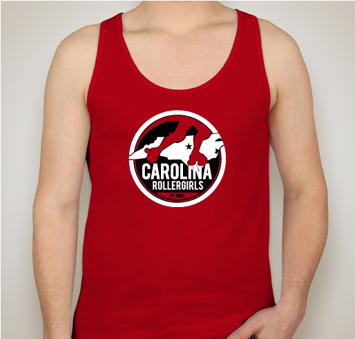 Help Keep Carolina Rollergirls On The Track Fundraiser - unisex shirt design - front